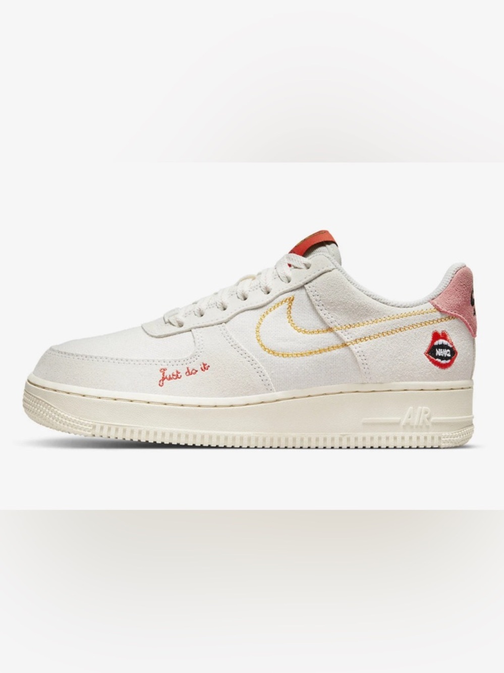 Nike Air Force 1 ‘07 low peace, rock n roll sneakers, women’s size 8.5